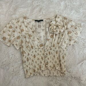 Forever 21 flower shirt